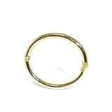 Rigid bracelet in red gold