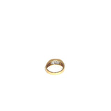 Gold ring with diamonds