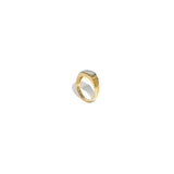Gold ring with diamonds