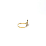 Gold ring with pearl