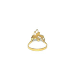 Gold ring with pearl