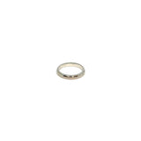White gold ring with diamonds