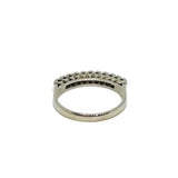 White gold ring with diamonds