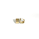 Earrings tricolor