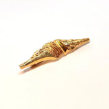 Brooch with frosted/shiny surface