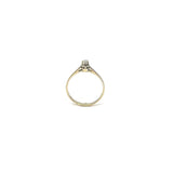 Vitgulds ring med liten diamant
