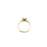 Guldring camé liten