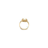 Guldring camé stor