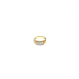 Guldring med diamanter
