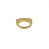 Guldring med diamanter