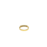 Guldring med diamanter