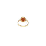 Guldring camé liten