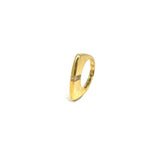 Guldring med diamanter