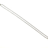 Vitgulds halsband med hänge