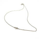 Vitgulds halsband med hänge